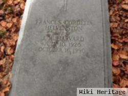 Frances Cordelia Helvenston Harvard