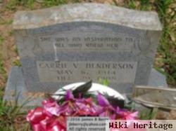 Carrie V. Henderson