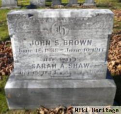 Sarah A Shaw Brown