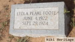 Leola Pearl Foote