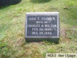 Ada F Plumer Wilson