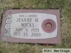 Jeanne Marie "jean" Tolbert Wicks