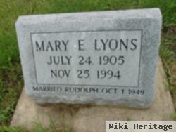 Mary E Lyons