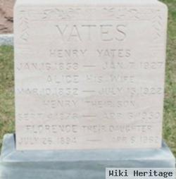 Henry O Yates, Sr