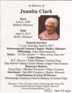 Juanita Ellouise Hoover Clark