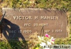 Pfc Victor H Hansen