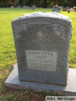 Mary Etta Rogers Goff