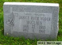 Janice Ruth Yoder Mcclain