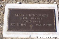 Ayres L Henderson