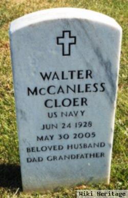 Walter Mccanless Cloer