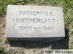 Katherine E Forbes Sutherland