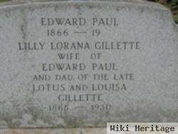 Lilly Lorana Gillette Paul