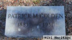 Patrick M. Golden