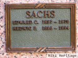 Hedwig Augusta Pagels Sachs