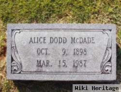 Alice Dodd Mcdade