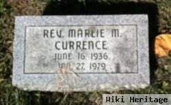 Rev Marlie Marvin Currence