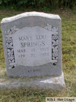 Mary Lou Springs