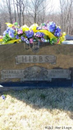 Merrill F Hibbs