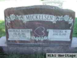 Talmage Mcgee Mickelsen