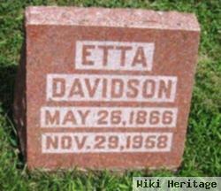 Etta Davidson