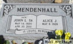 John L. "jack" Mendenhall, Sr