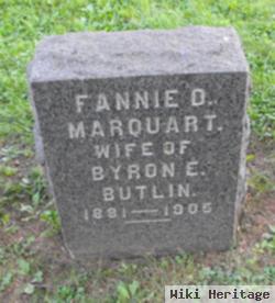 Fannie D Marquart Butlin