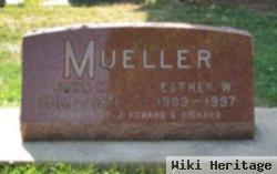 Esther Wilhelmina Mueller Mueller