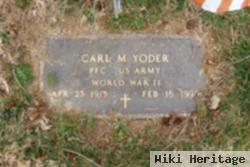 Pfc Carl M Yoder