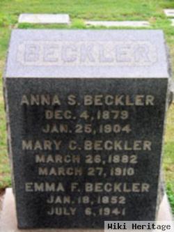 Emma F. Beckler