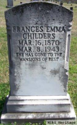 Frances Emma Harrington Childers