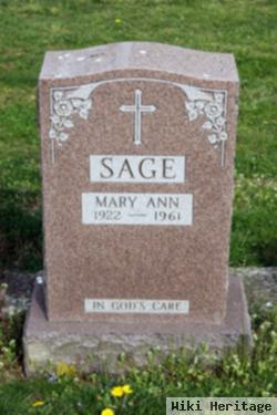 Mary Ann Sage