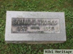 Sallie E Thomas