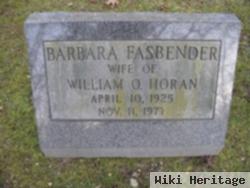 Barbara Fasbender Horan