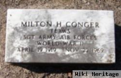 Milton H "buddy" Conger