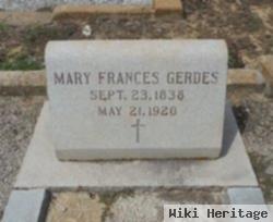 Mary Frances Gerdes