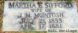 Martha E. Sifford Mcintosh