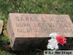 Sarah L. Rider