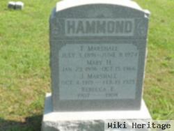 Mrs Mary H. Holly Hammond