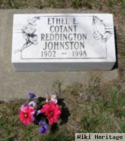 Ethel E. Cotant Reddington Johnston