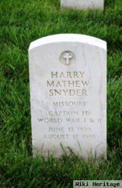 Harry Matthew Snyder