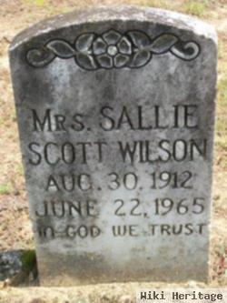 Mrs Sallie Scott Wilson