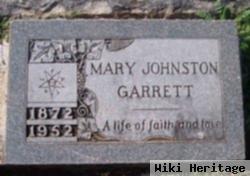 Mary Johnston Garrett