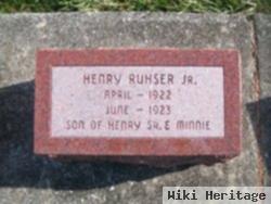 Henry Ruhser, Jr