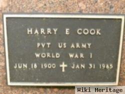 Harry E Cook