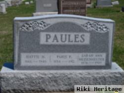 Hattie N Meisenhelter Paules