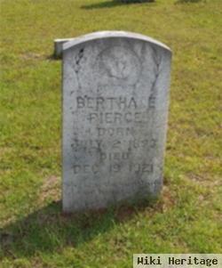 Bertha E Pierce