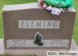 Herbert W Fleming