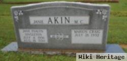 Marion Craig "m.c." Akin