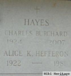 Alice K. Hefferon Hayes