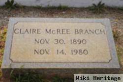 Alice Claire Mcree Branch